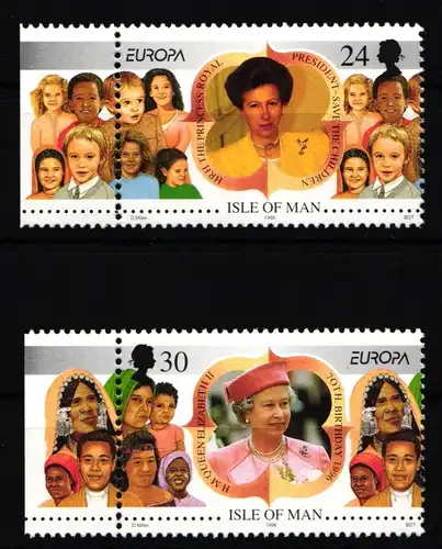 Isle of Man 674-675 postfrisch #IP609