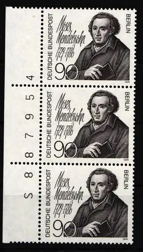 Berlin 601 postfrisch mit Bogennummer #IW604