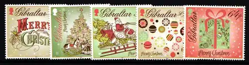 Gibraltar 1574-1578 postfrisch Weihnachten #II327