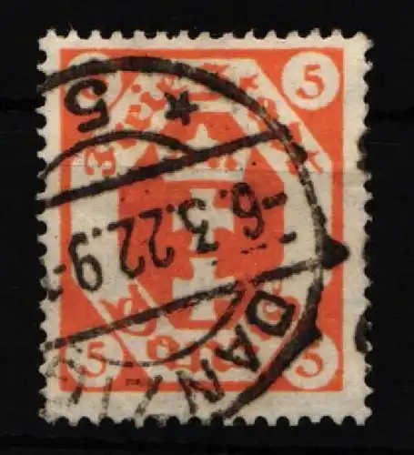 Danzig 73 gestempelt geprüft Infla Berlin #IQ205