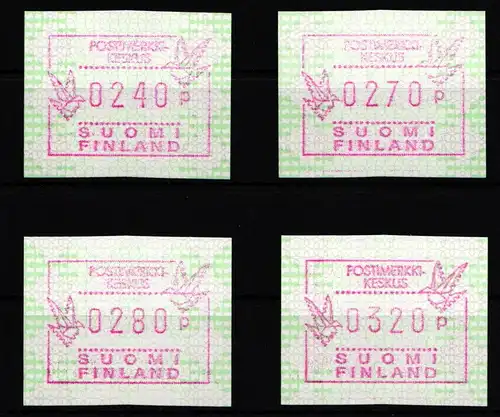 Finnland Automatenmarken Lot von 1-23 postfrisch #IP577