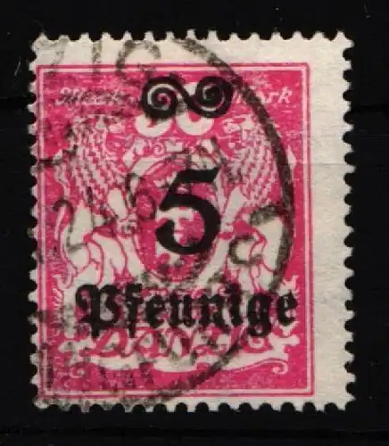 Danzig 181 gestempelt geprüft Infla Berin #IQ364