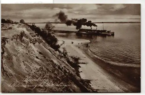 AK Hamburg Elbstimmung bei Wittenbergen #PN230