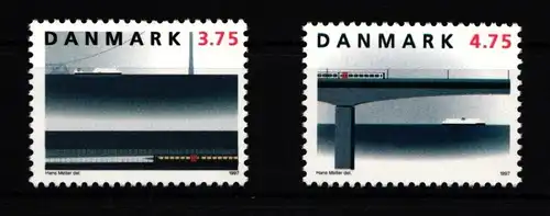 Dänemark 1150-1151 postfrisch Osttunnel und Westbrücke #IR263