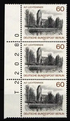 Berlin 580 postfrisch mit Bogennummer #IW589