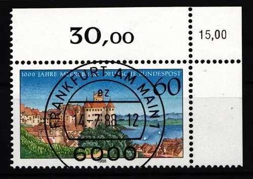 BRD Bund 1376 gestempelt Eckrand Sonderstempel Frankfurt KBWZ Gummi #IW478