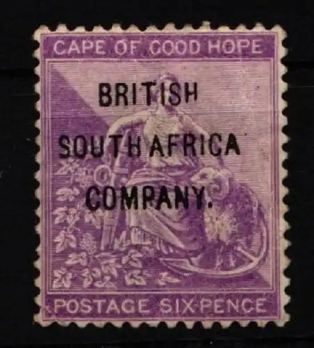 Britische Südafrika-Gesellschaft 47 mit Falz #IW188