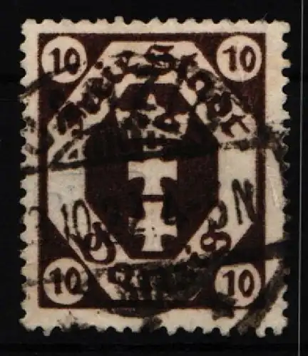 Danzig 74 gestempelt geprüft Infla Berlin #IQ209