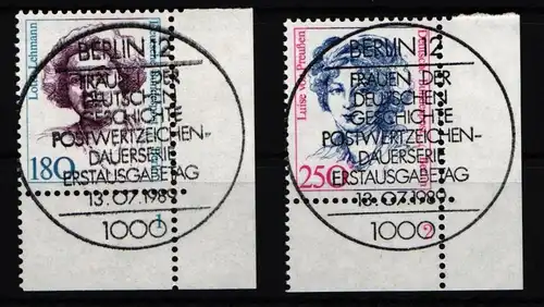 Berlin 844-845 gestempelt mit Formnummer #IW853