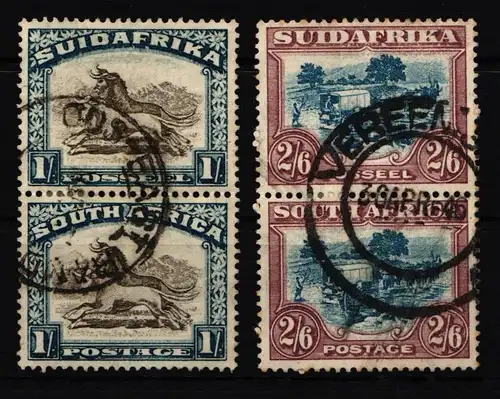 Südafrika 35-38 gestempelt als senkrechte Paare #IW213