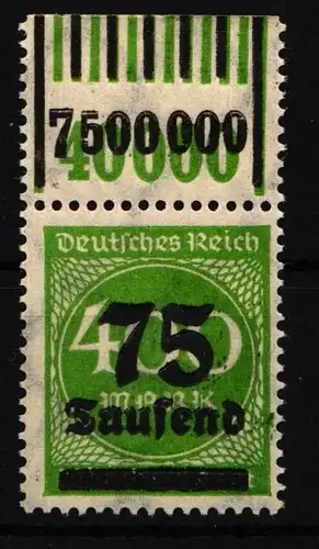 Deutsches Reich 287 a W OR postfrisch 1/11/1 -1/5/1 #IL660
