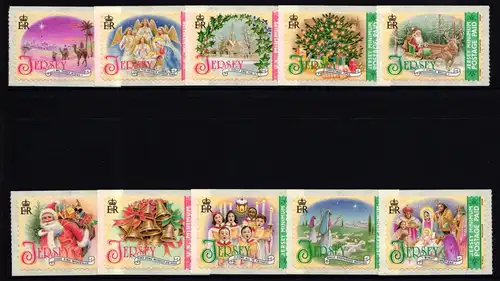 Jersey 1317-1326 II postfrisch Weihnachten #II328