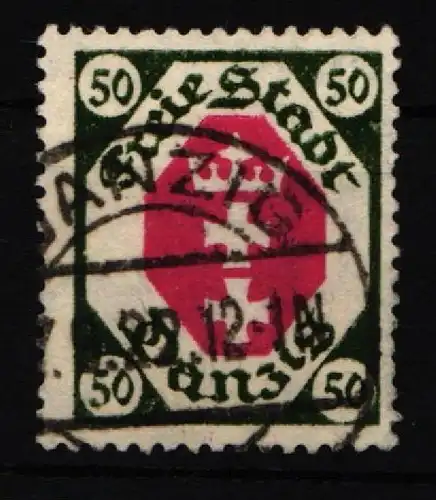 Danzig 80 gestempelt geprüft Infla Berlin #IQ226