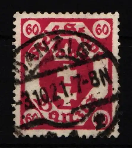 Danzig 81b gestempelt geprüft Infla Berlin #IQ231