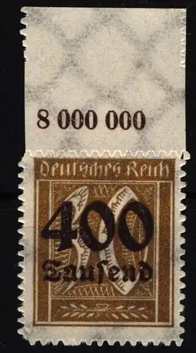 Deutsches Reich 299 P OR postfrisch #IL685