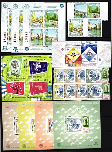 Lot Briefmarken Motiv "50 Jahre Europamarken" postfrisch #IG899