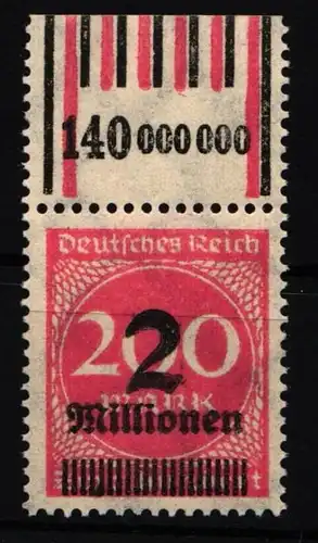 Deutsches Reich 309 A a Wa OR postfrisch 1/4/1 - 1/5/1 #IL705