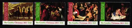 Gambia 6589-6592 postfrisch Weihnachten #II560
