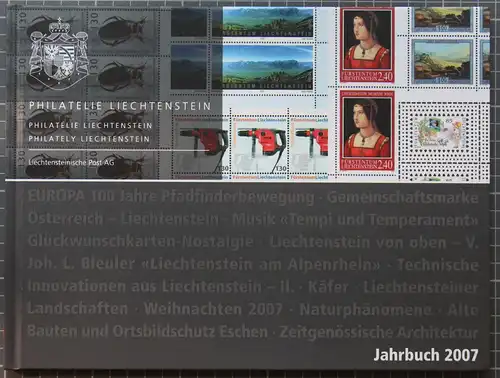 Liechtenstein Jahrbuch 2007 postfrisch #IG880