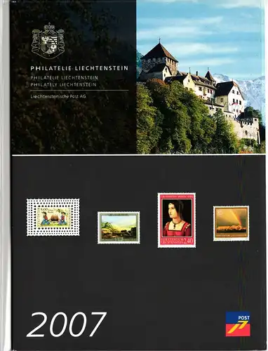Liechtenstein Jahresmappe 2007 gestempelt #IG886