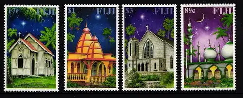 Fidschi Inseln 1026-1029 postfrisch Weihnachten #II545
