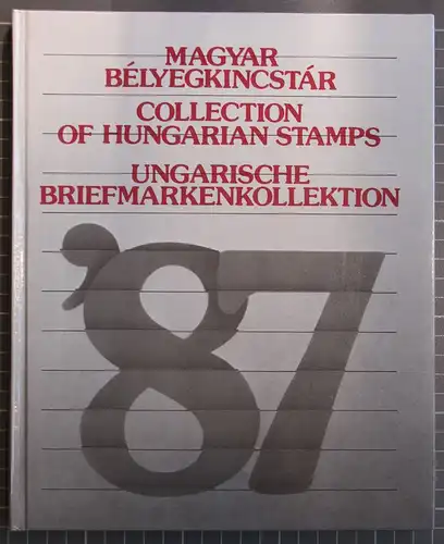 Ungarn Jahrbuch 1987 postfrisch kpl. ohne B-Werte #IG903