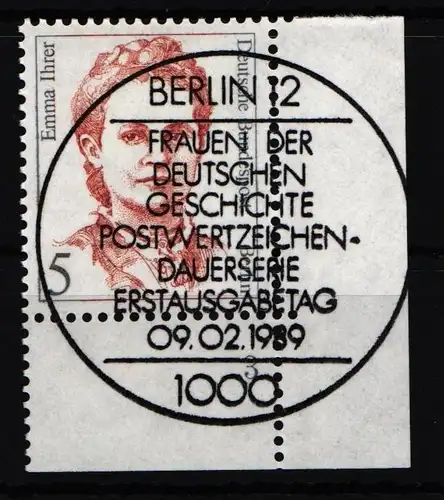 Berlin 833 gestempelt mit Formnummer #IW796
