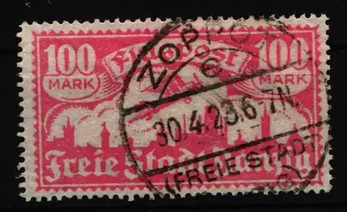 Danzig 134 gestempelt geprüft Infla Berlin #IQ284