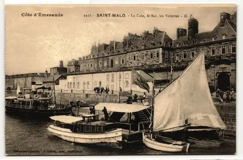 AK Saint-Malo Côte d' Émeraude - La Cale, le Bac, les Vedettes #PN179