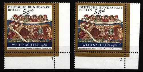 Berlin 829 postfrisch mit Formnummer #IW814