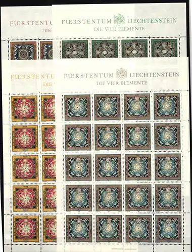 Liechtenstein 1099-1102 postfrisch Kleinbogensatz / Elemente #II662
