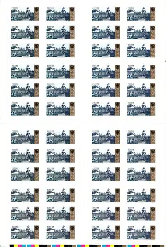 Russland 1045IV-1049IV postfrisch kompletter 75er Bogensatz Type IV Farbe #IW941