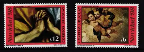 Uruguay 2413 und 2414 postfrisch Weihnachten #II527
