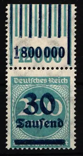 Deutsches Reich 285 W OR postfrisch 1/11/1 - 1/5/1 #IL960