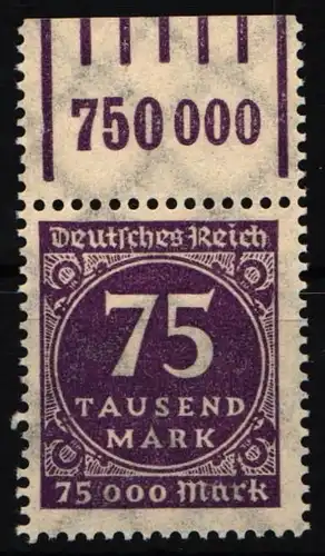 Deutsches Reich 276 W OR postfrisch 1/5/1 #IL987