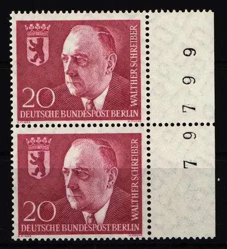 Berlin 192 postfrisch mit Bogennummer #IW905