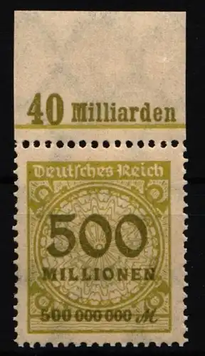 Deutsches Reich 324 A P OR C postfrisch #IR447