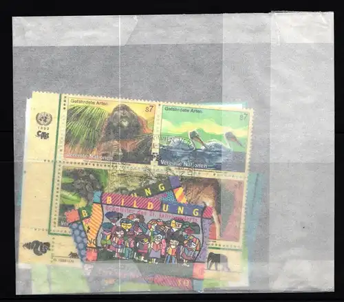 UNO Wien Jahrgang 1999 gestempelt mit Ersttagsstempel #IG929