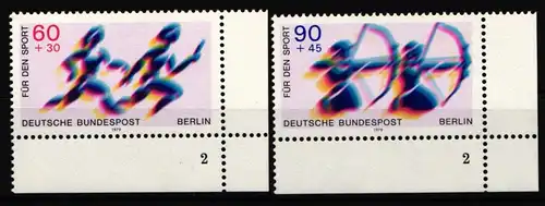 Berlin 596-597 postfrisch mit Formnummer #IW599