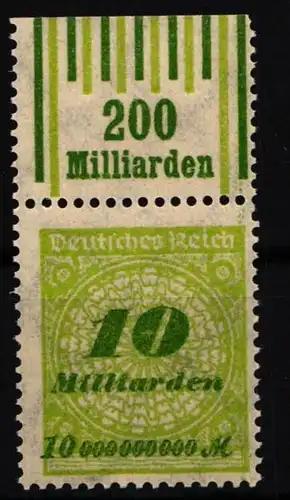 Deutsches Reich 328 A W OR postfrisch 0/6/0 - 1/5/1 #IR486