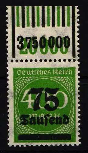 Deutsches Reich 287 b W OR postfrisch 1-11-1 - 1/5/1 #IL664