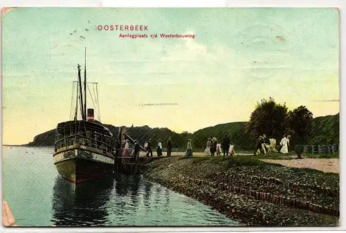 AK Oosterbeek Aanlegplaats v/d Westerbouwing 1910 #PN264