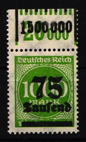 Deutsches Reich 288 I W OR postfrisch 1-11-1 - 1/5/1 #IL667