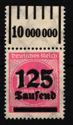 Deutsches Reich 291 a W OR postfrisch - 1/5/1 #IL674