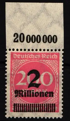 Deutsches Reich 309 A P OR postfrisch #IL711