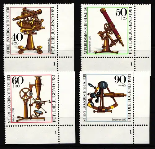 Berlin 641-644 postfrisch mit Formnummer #IW646