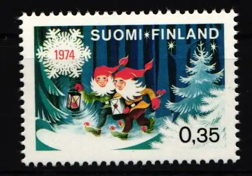 Finnland 758y postfrisch Weihnachten #IR371