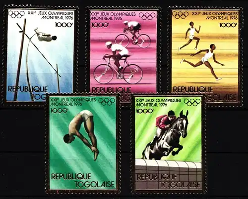 Togo 1138-1142 postfrisch Olympische Spiele #IR585