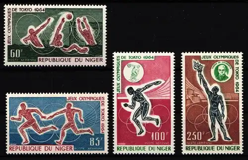 Niger 79-82 postfrisch Olympische Spiele #IR613