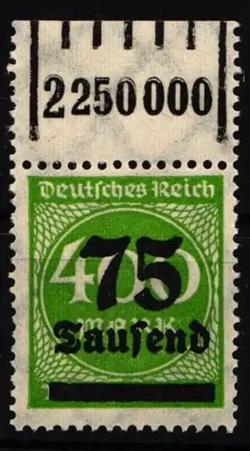 Deutsches Reich 287 a W OR postfrisch -1/5/1 #IL663